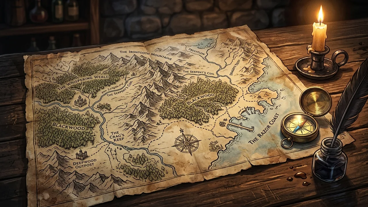 Outward 2's In-Game Maps Are Genuine Hand-Painted Watercolors — Here's Why That Matters for Exploration